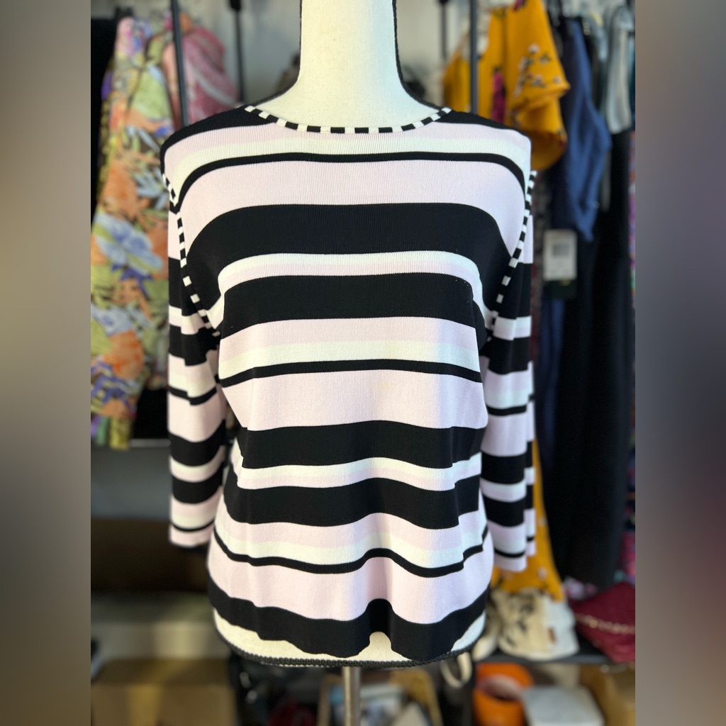 John Paul Richard Tricolor’s Stripe Top Size Pl